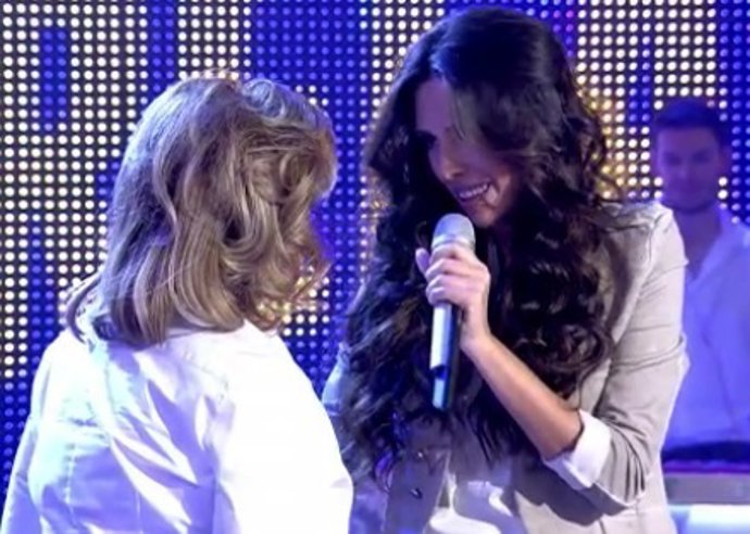 Mirela habla en 'QTTF' de la polémica eurovisiva./ Telecinco