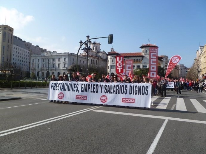 Manifestación en Santander 