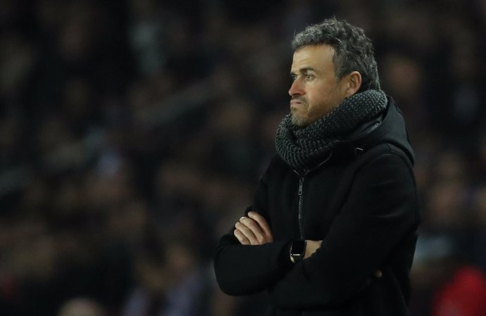   El Entrenador Del FC Barcelona, Luis Enrique Martínez