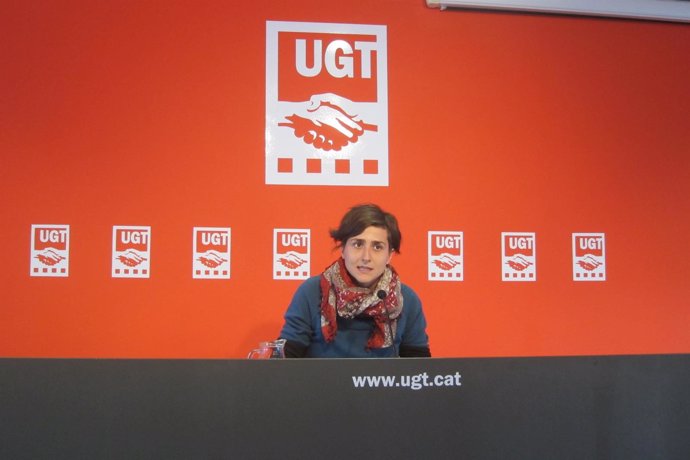  La Portavoz Nacional De Avalot-Joves De UGT De Catalunya, Elena Ferrero  