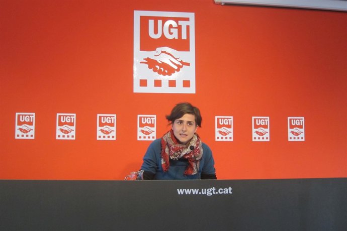  La Portaveu Nacional D'Avalot-Joves D'UGT De Catalunya, Elena Ferrero  