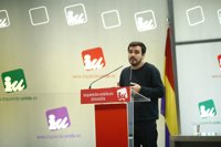 IU "respeta" los "cambios internos" de Podemos