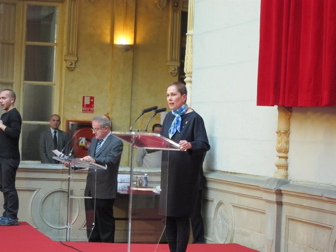 La presidenta del Gobierno de Navarra, Uxue Barkos
