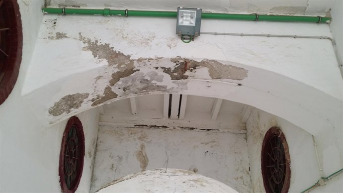 Humedades estado La Malagueta plaza de toros coso BIC rehabilitación diputación