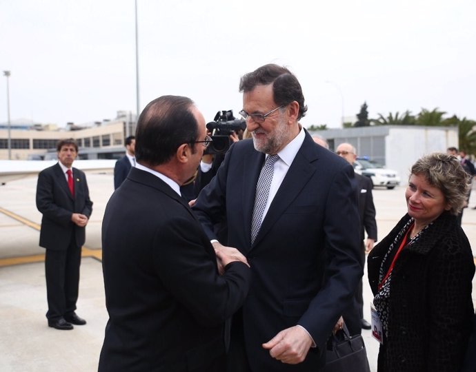 Rajoy y Hollande en Málaga