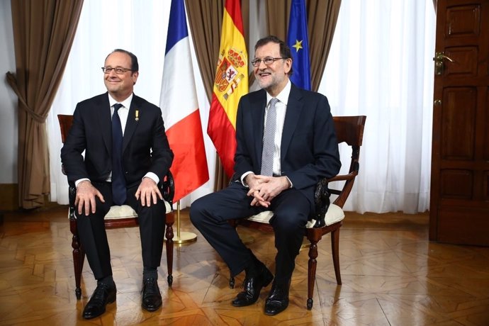 Rajoy y Hollande en Málaga