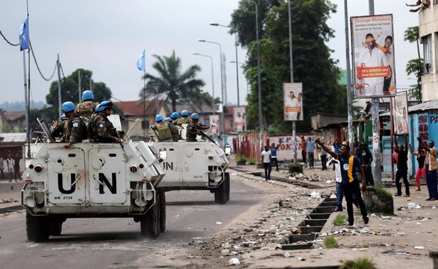 Fuerzas de paz de la ONU en Kinshasa
