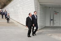 Rajoy y Hollande señalan a Málaga como símbolo de los lazos que unen España y Francia a través de la cultura