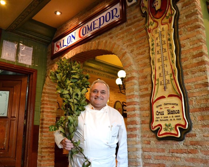 Antonio Cosmen, chef del restaurante Cruz Blanca Vallecas
