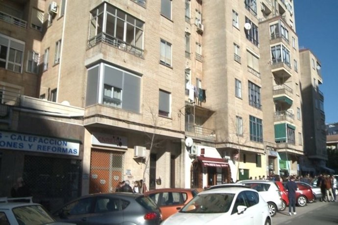 Edificio del parricidio de Cáceres