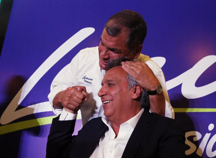 Rafael Correa y Lenin Moreno