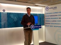 Albiol (PP): "No se puede dar la impresión de que el Gobierno mantiene encuentros secretos para volar la soberanía"