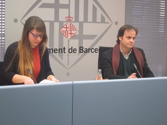           Los Tenientes De Alcalde Jaume Asens Y Janet Sanz                     