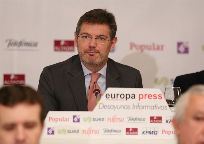 Desdejuni Informatiu d'Europa  Press amb el ministre de Justícia, Rafael Catalá