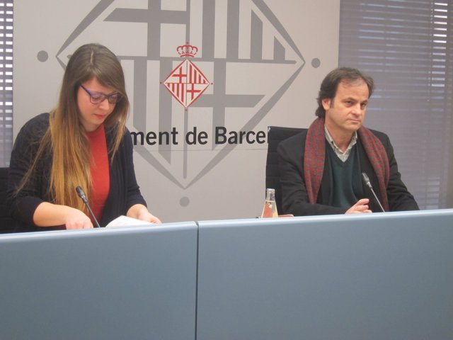 Els Tinents d'Alcalde Jaume Asens i Janet Sanz                     