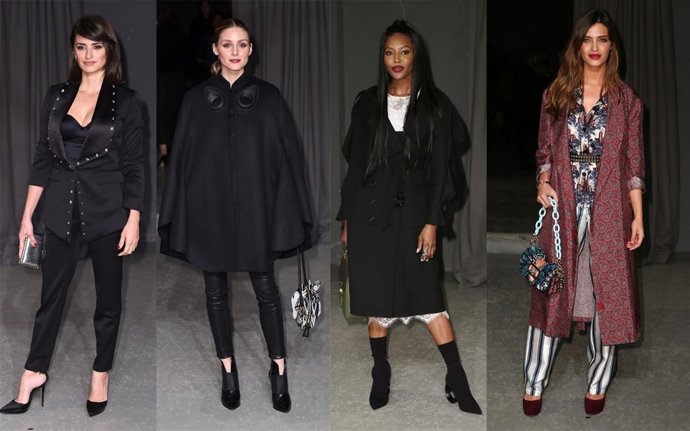 SARA CARBONERO NAOMI CAMPBELL OLIVIA PALERMO Y PENÉLOPE CRUZ