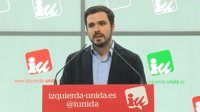Garzón ve "precipitado" que se empiece a hablar de Errejón como candidato a la Comunidad de Madrid