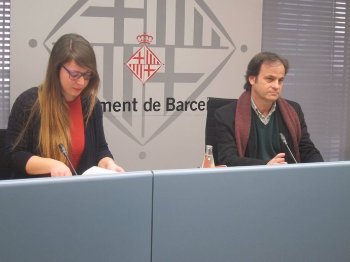   Els Tinents d'Alcalde Jaume Asens i Janet Sanz                     