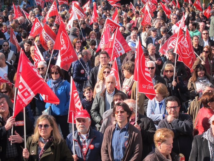                        Manifestación En Santander         