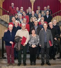 Homenaje a los seis agentes de la Policía Foral jubilados el pasado año