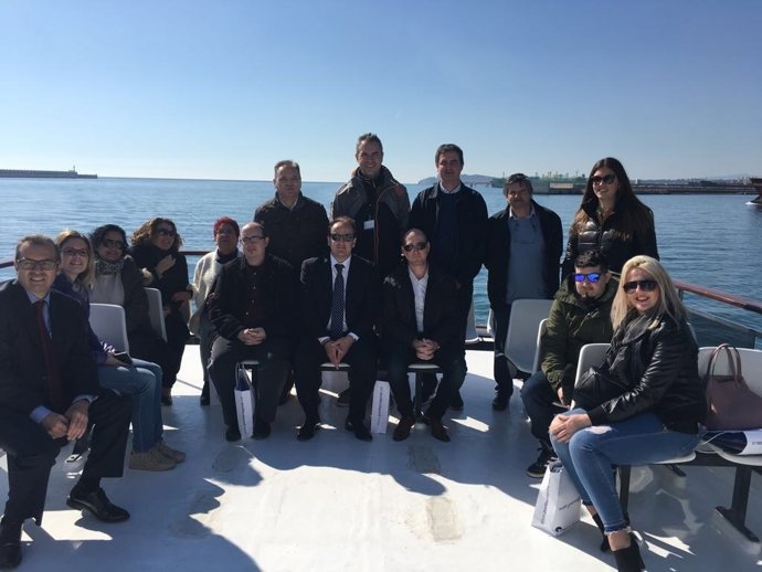 Forwarding Comtal visita el Port de Tarragona