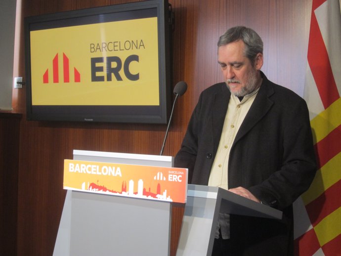 El portaveu d'ERC a l'Ajuntament de Barcelona, Jordi Coronas