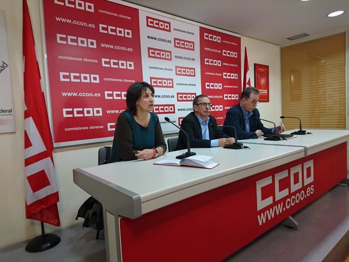 Rueda de prensa de CCOO