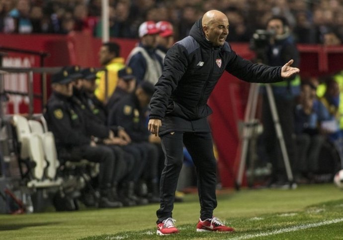 Jorge Sampaoli, entrenador del Sevilla