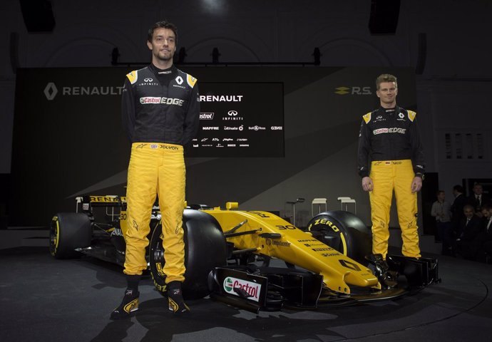 Palmer y Hulkenberg presentan el nuevo Renault
