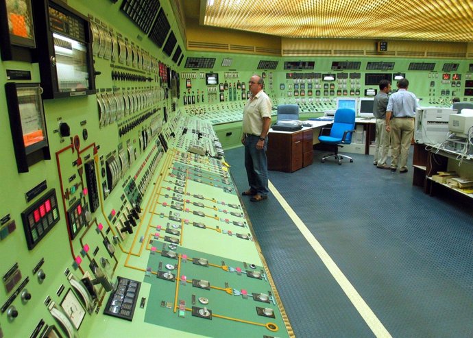 Interior de una central nuclear