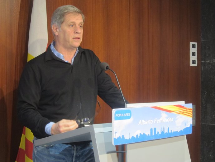 El líder del PP a Barcelona, Alberto Fernández  