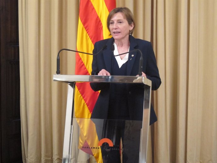 La presidenta del Parlament, Carme Forcadell