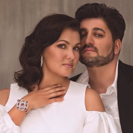 Soprano rusa Anna Netrebko y su marido el tenor Yusif Eyvazov starlite marbella