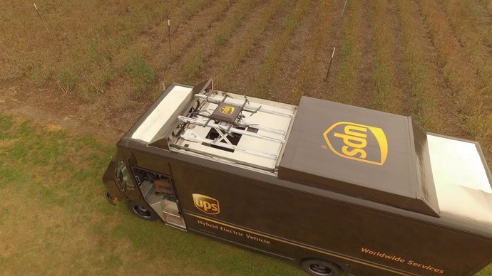 UPS prueba con Workhorse un sistema de reparto con drones