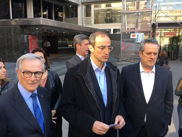 Xavier Trias, Antoni Vives i Joaquim Forn