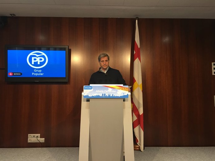 El líder del PP a Barcelona, Alberto Fernández