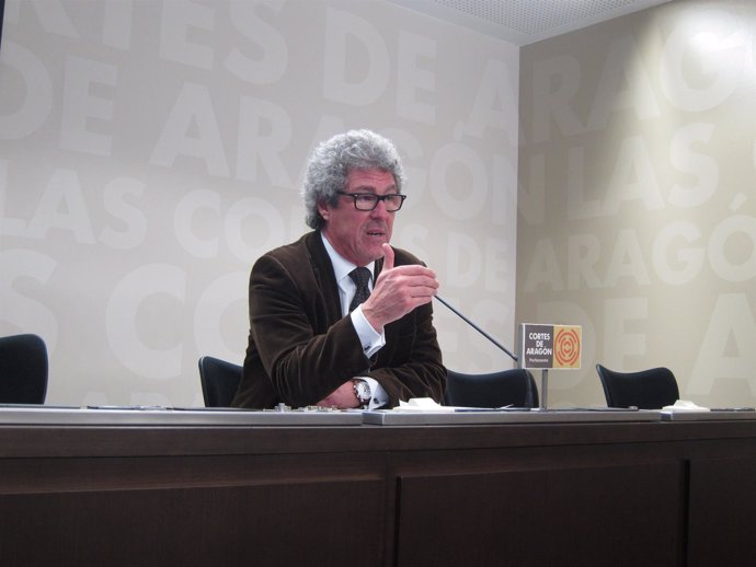 El diputado de CHA en las Cortes de Aragón, Gregorio Briz