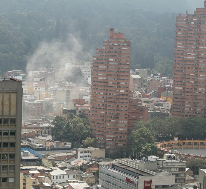Explosión en Bogotá