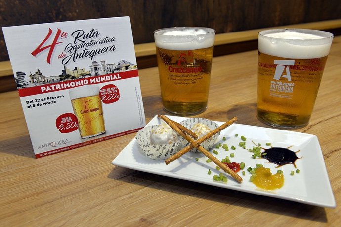 Tapa antequera ruta gastroturística cruzcampo edición gastronomía turismo