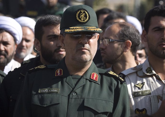 El jefe de la Guardia Revolucionaria de Irán, Mohamad Pakpour.