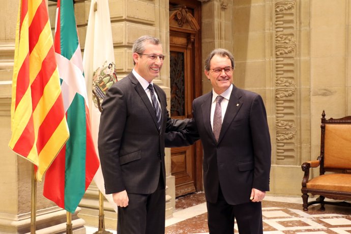 Markel Olano y Artur Mas