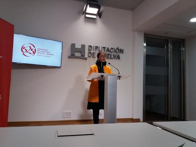 La alcaldesa de Punta Umbría, Aurora Águedo.