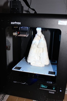 Logran imágenes de la Virgen de los Desamparados con moldes en 3D