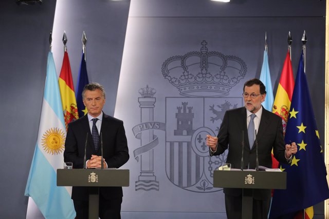 Rajoy recibe a Mauricio Macri en La Moncloa