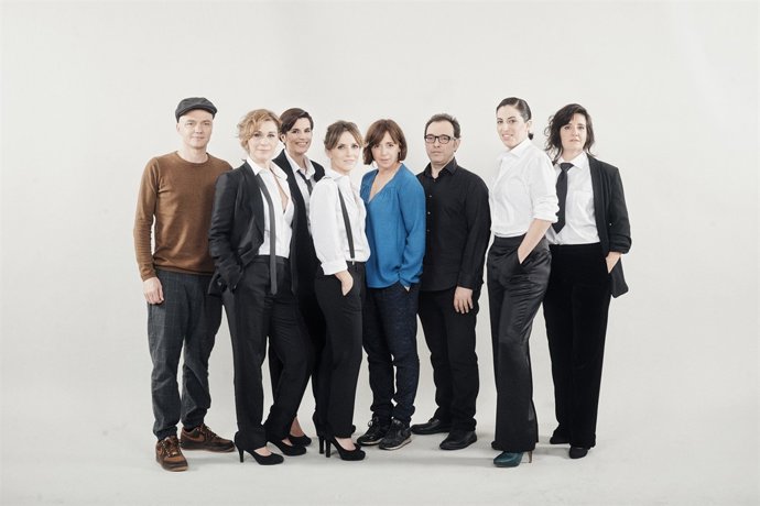 L'equip de l'obra 'Homes, la Comèdia musical'
