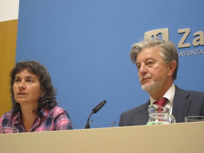 Luisa Broto y Pedro Santisteve