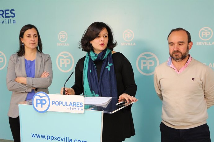 Virginia Pérez en rueda de prensa.