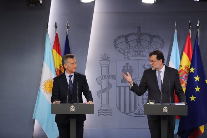 Rajoy recibe a Mauricio Macri en La Moncloa