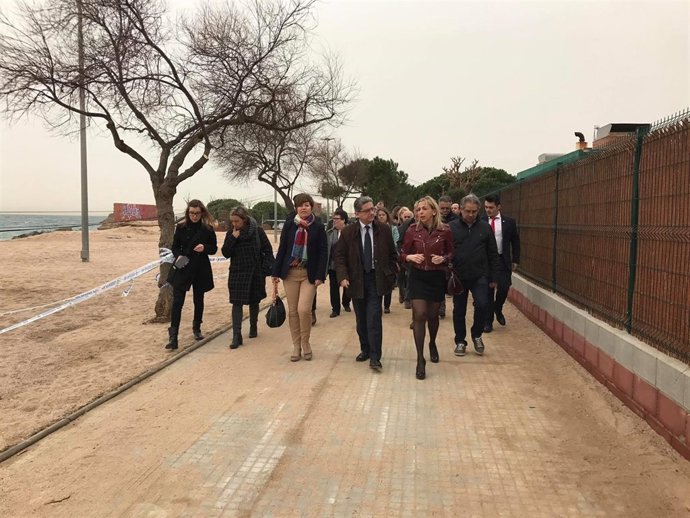 Enric Millo visita Malgrat de Mar