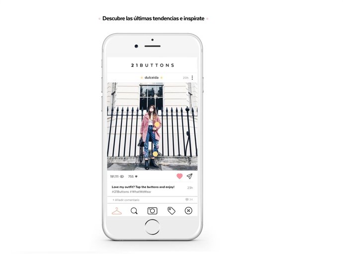 21 Buttons, Foto De l'App